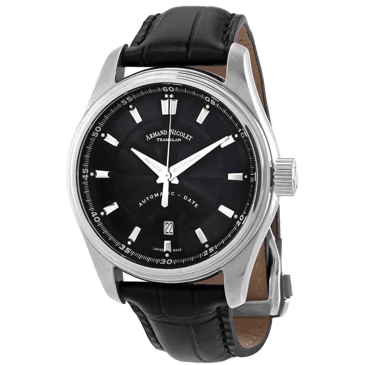 Armand Nicolet MH2 Automatic Black Dial Men`s Watch A640A-NR-P840NR2