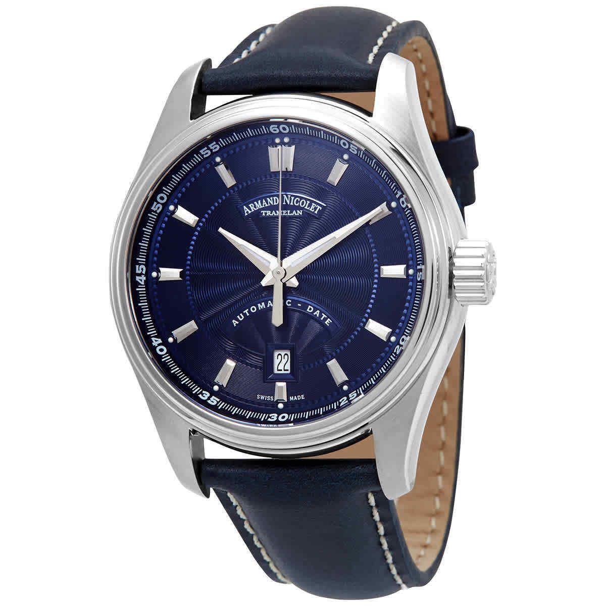 Armand Nicolet MH2 Automatic Blue Dial Men`s Watch A640A-BU-P140BU2