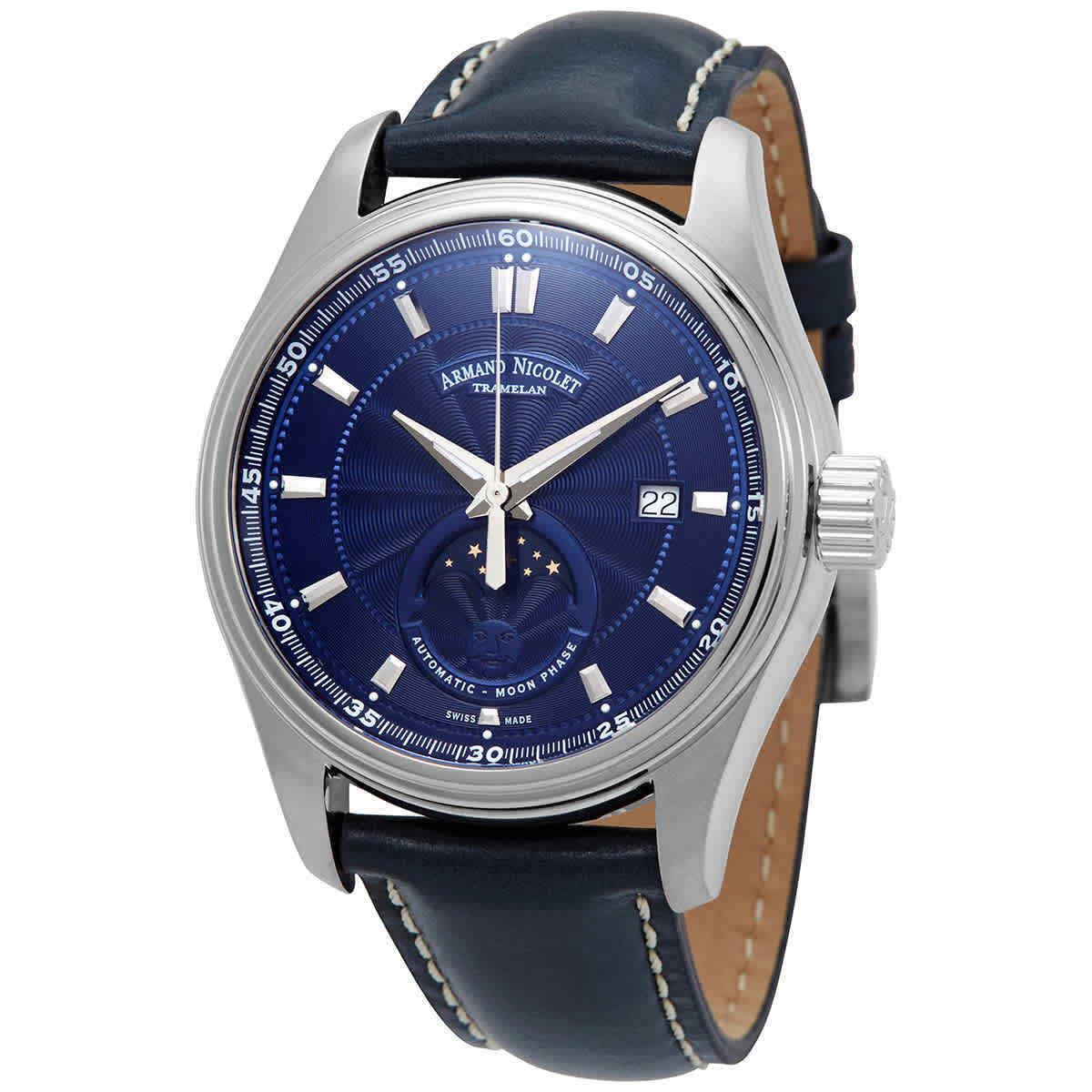 Armand Nicolet MH2 Automatic Blue Dial Men`s Watch A640L-BU-P140BU2