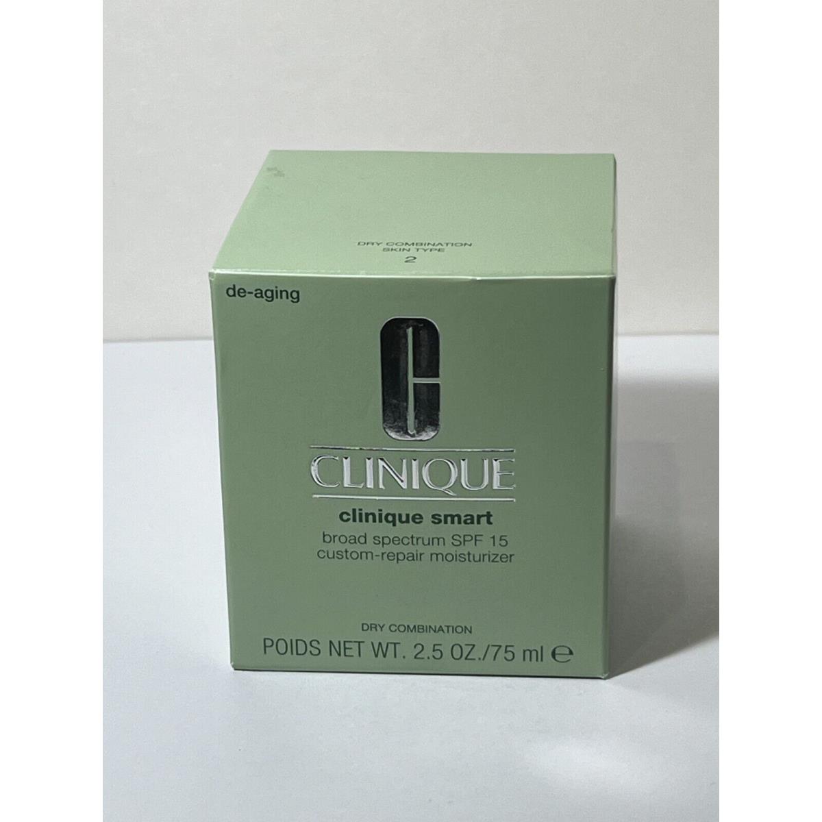 Clinique Smart Broad Spectrum Spf 15 Custom Repair Moisturizer 2.5oz/75ml