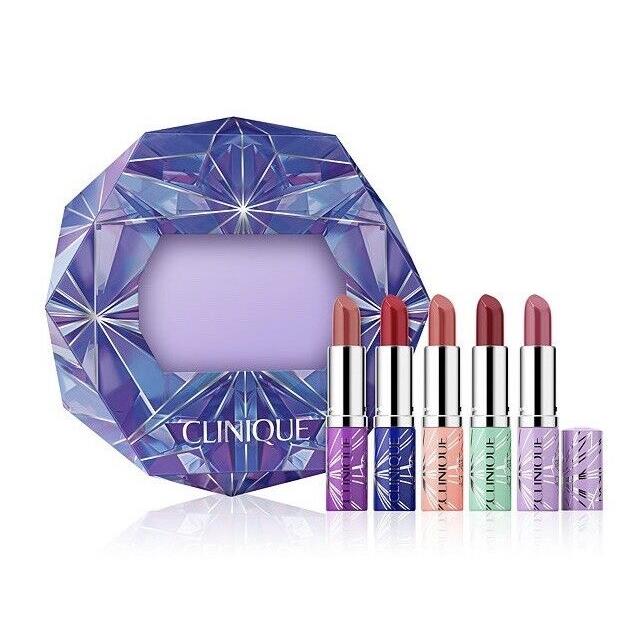 Clinique - Plenty OF Pop - 5 Pieces Lipsticks - Beautiful Shades Sheer -new