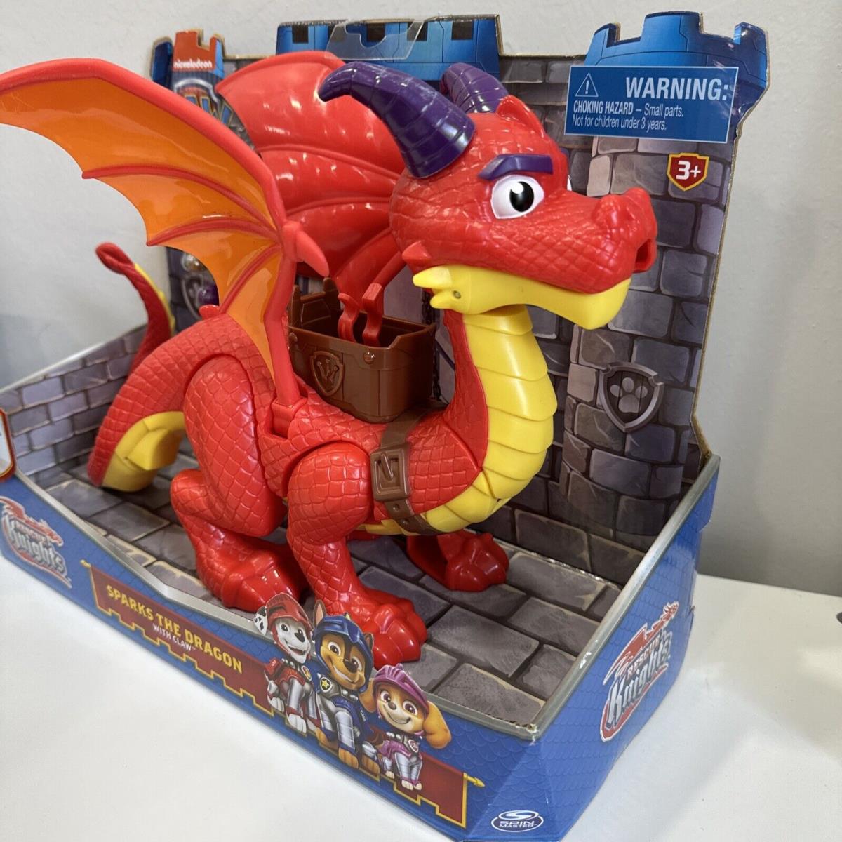 Paw Patrol Sparks The Dragon with Claw Action Figure Playset Nickelodeon Toy