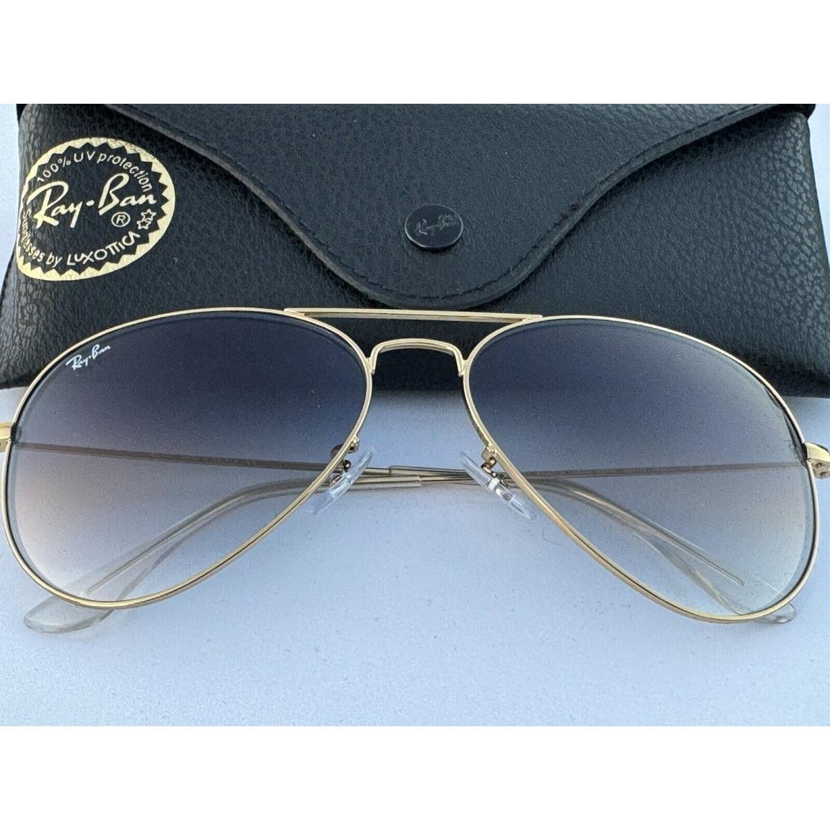 Ray-ban RB3025 001/32 Aviator Arista Gold / Gradient Gray Sunglasses