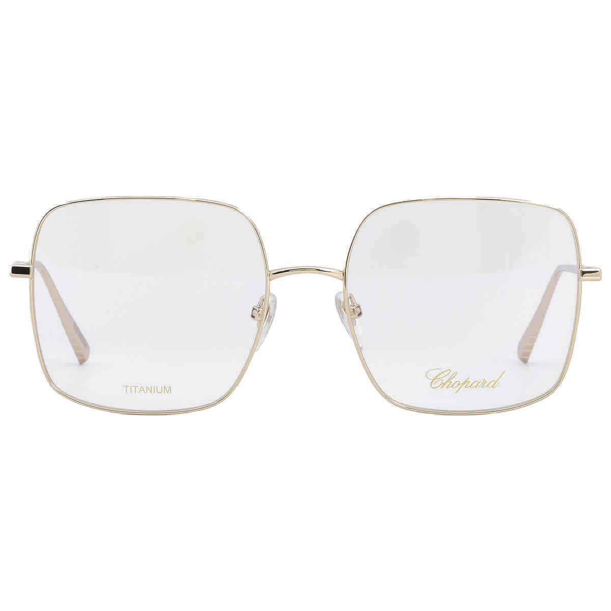 Chopard Demo Square Ladies Eyeglasses VCHF49M 0300 55 VCHF49M 0300 55