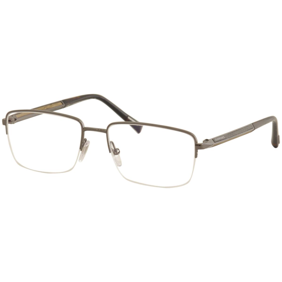 Chopard Women`s Eyeglasses VCHC98 VCHC/98 0568 Gunmetal Optical Frame 56mm