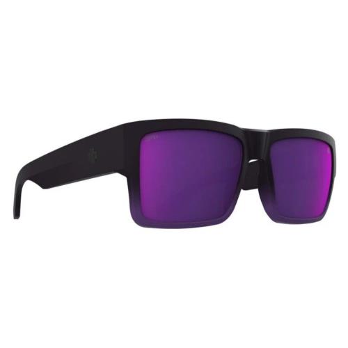 Spy Optic Cyrus Sunglasses - Soft Mt Purple Fade / Happy Dark Purple Spectra - Frame: Soft Matte Purple Fade, Lens: Happy Gray Green Dark Purple Spectra Mirror