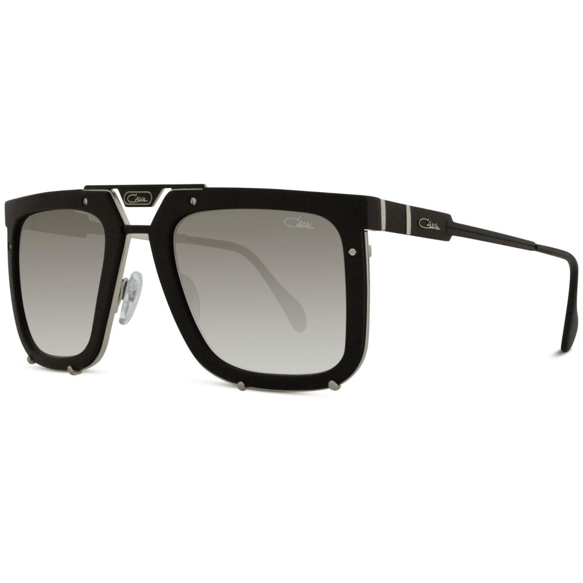 Cazal Legends 648 Black Silver/green Shaded 002 Sunglasses