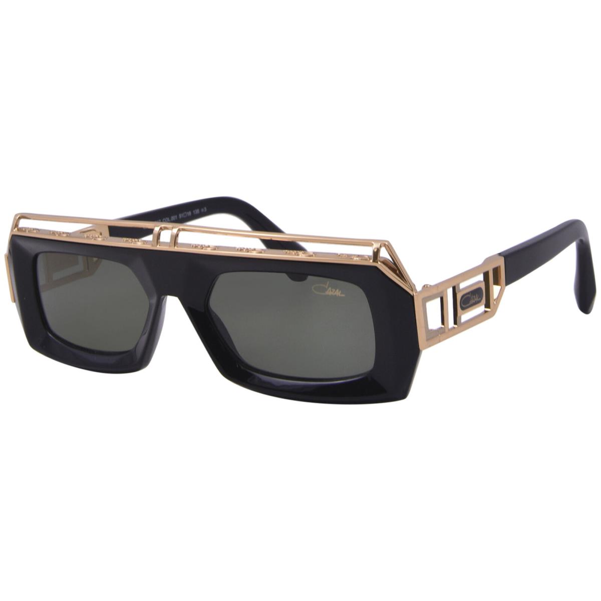 Cazal 8517 001 Sunglasses Women`s Black/gold/green Anti Reflection 51mm