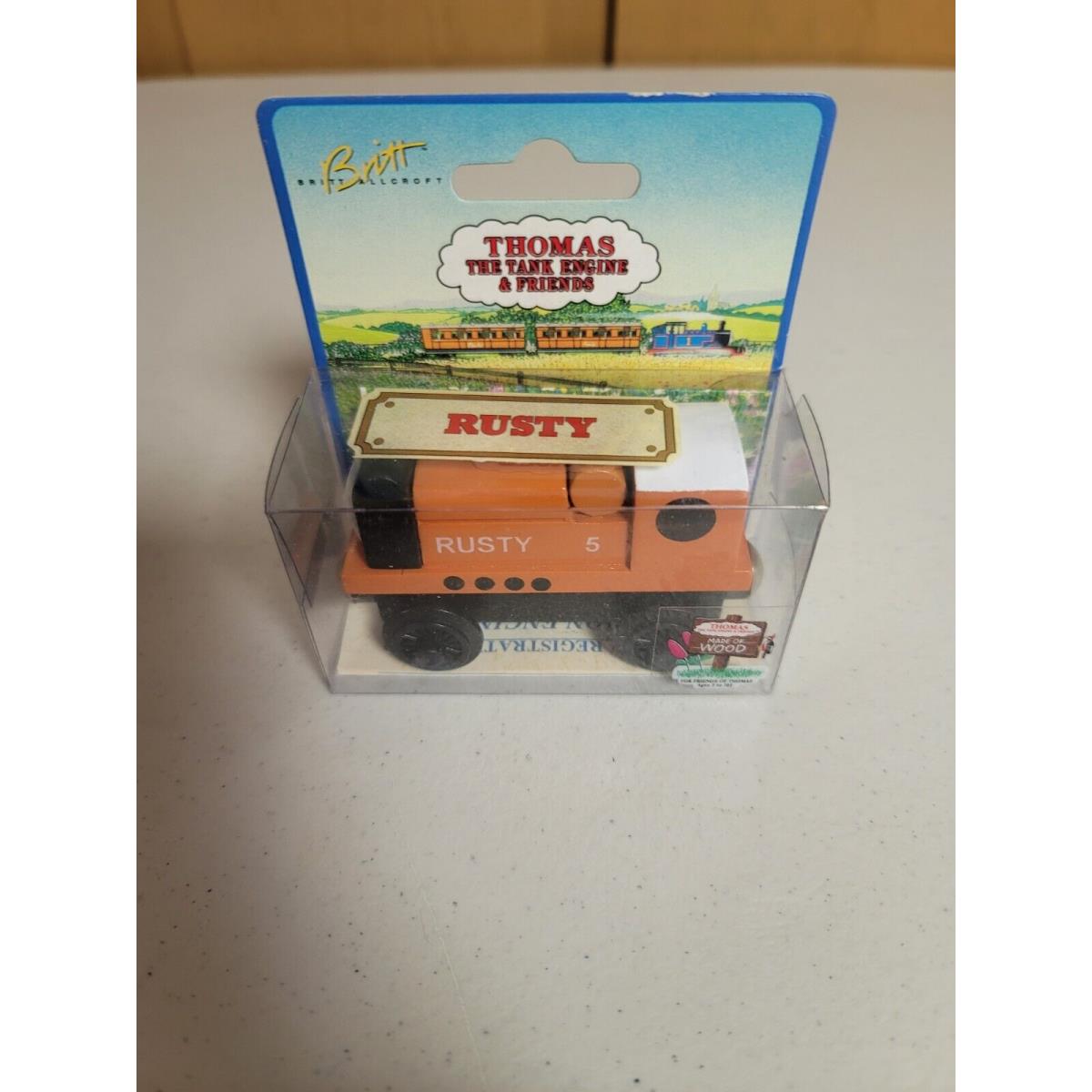 Thomas Wooden Railway Rare Bright Orange 1994 / 1995 Rusty