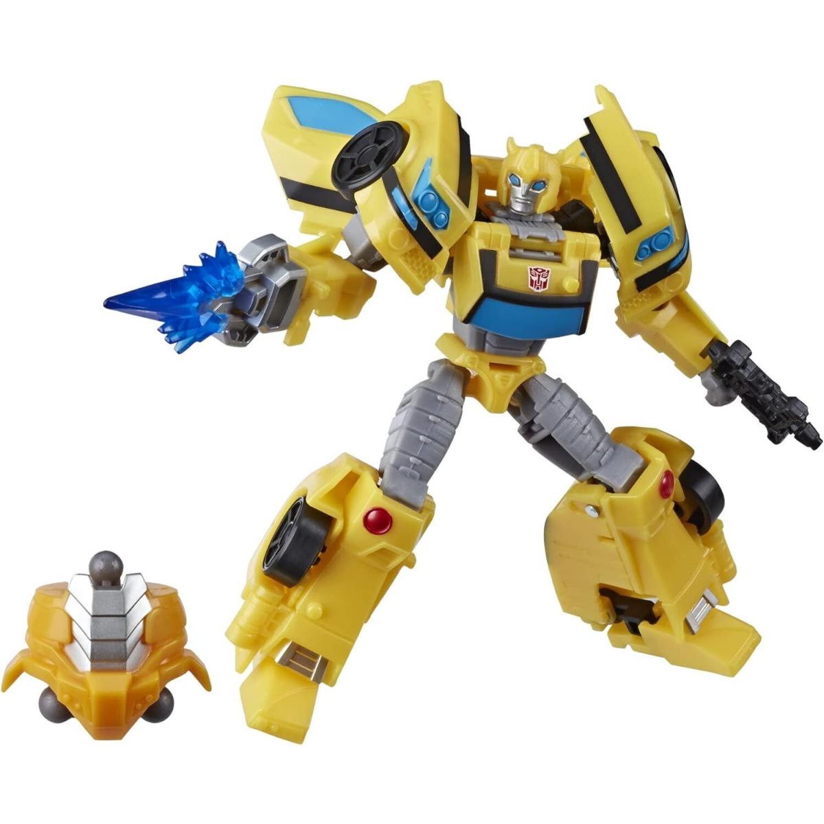 Transformers Toys Cyberverse Deluxe Class Bumblebee Action Figure Sting Shot At