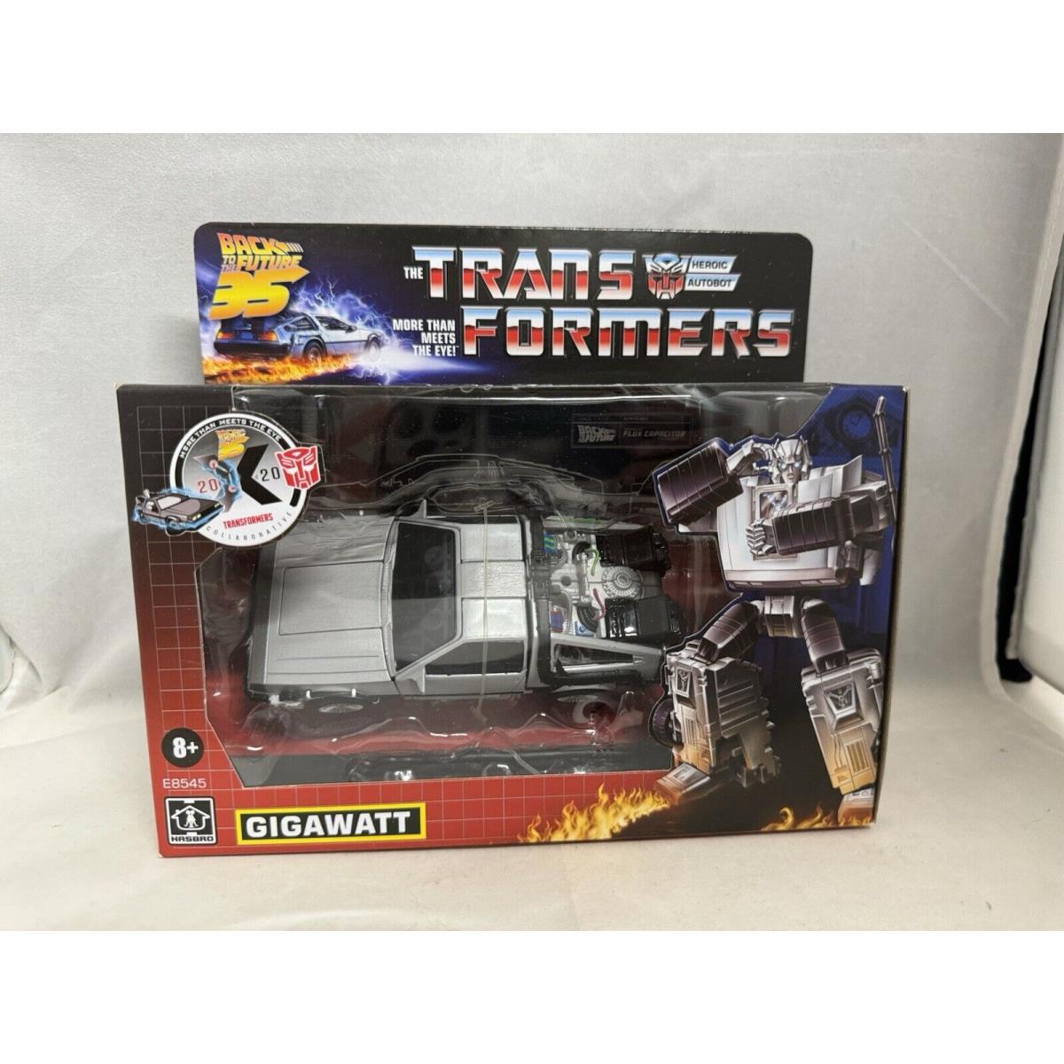 Transformers x Back to The Future Gigawatt 35 Years Collaboration Delorean