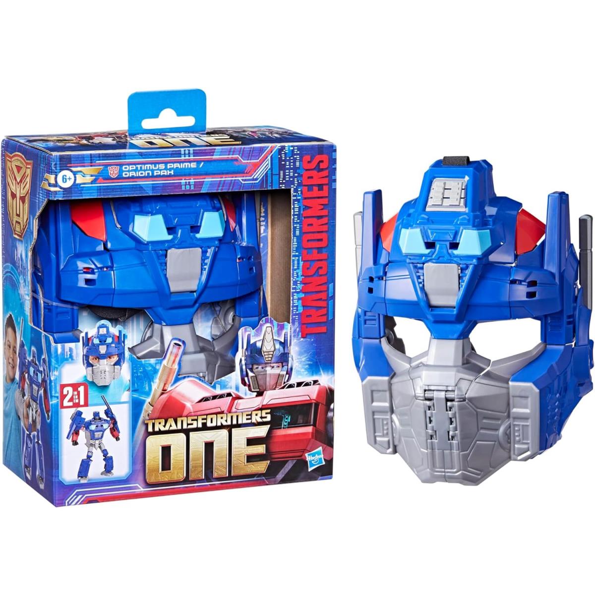 Transformers One 2-in-1 Optimus Prime Orion Pax Action Figure Converts to Mask