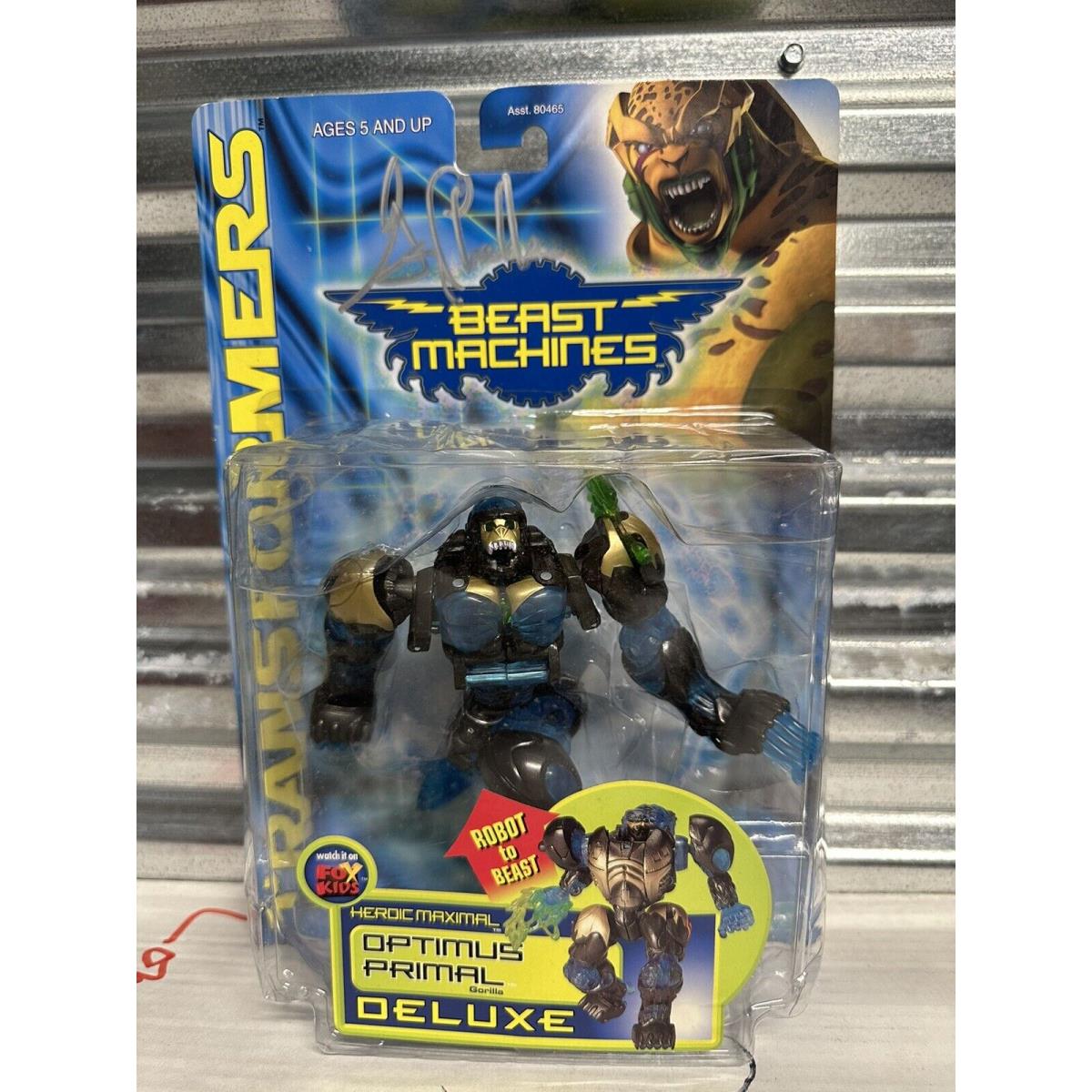 Transformers Beast Machines Optimus Primal Running Variant Moc Signed Gary Chalk