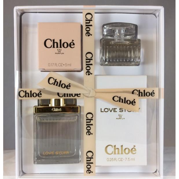 Chloe Chlo Chloe Love Story Mini Eau de Parfums Perfumes 2pc Set