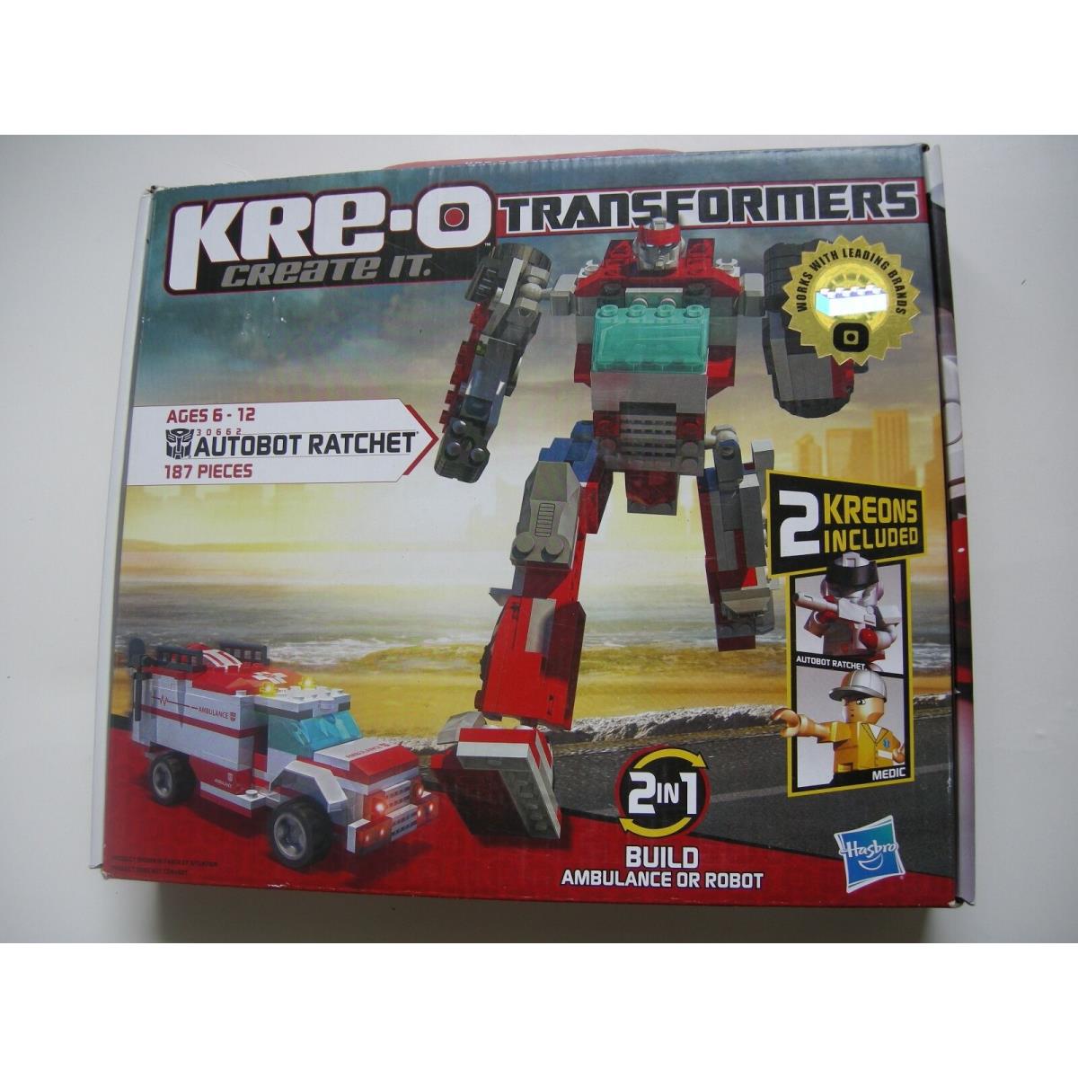 Transformers Build It Kit Ratchet Autobot Kre-o Construction Gift 30662