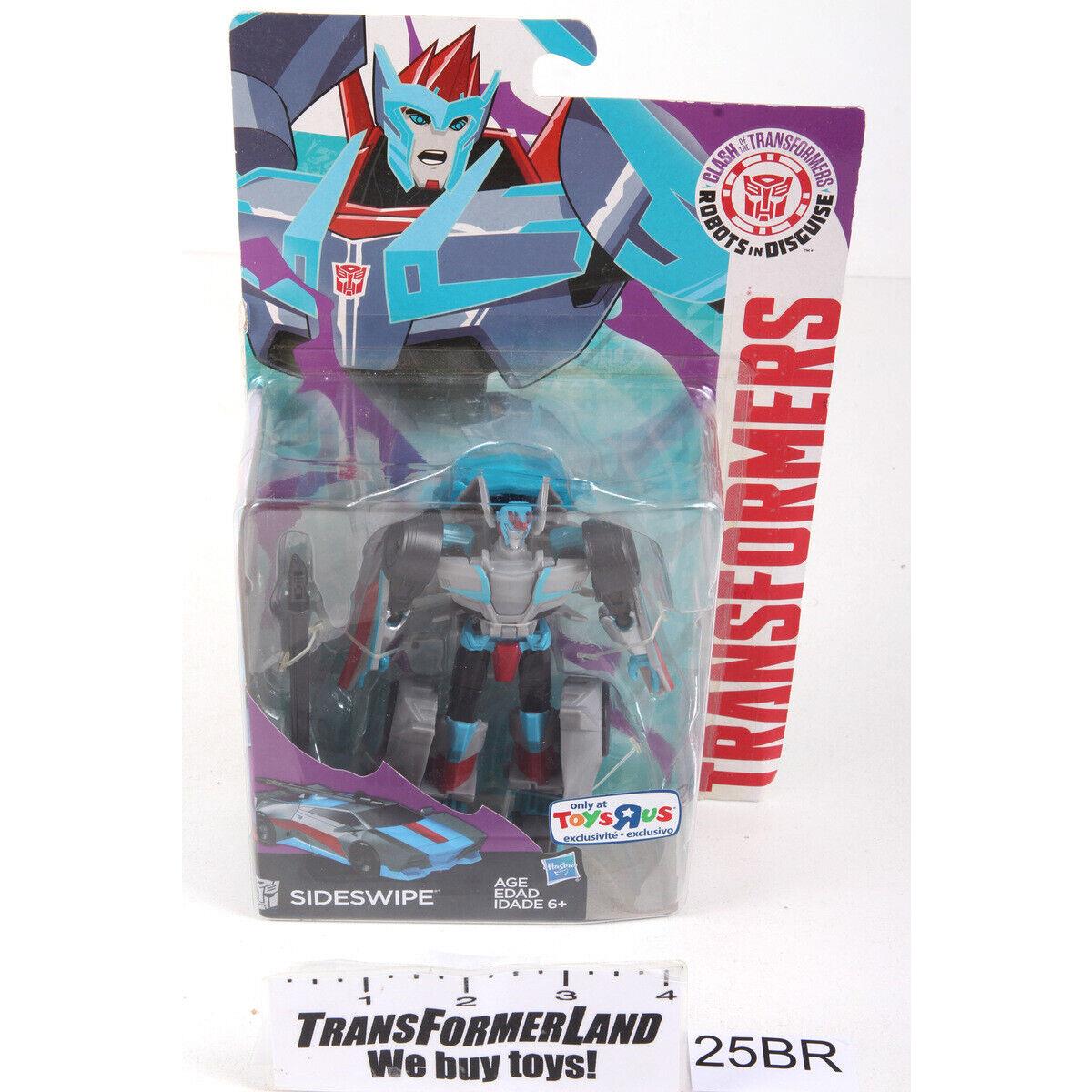 Sideswipe Tru Misb Mosc Warrior Robots in Disguise 2015 Rid Transformers