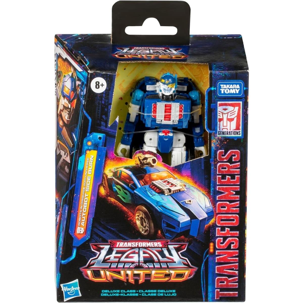 Transformers Legacy United Deluxe Class R.i.d Side Burn Action Figure