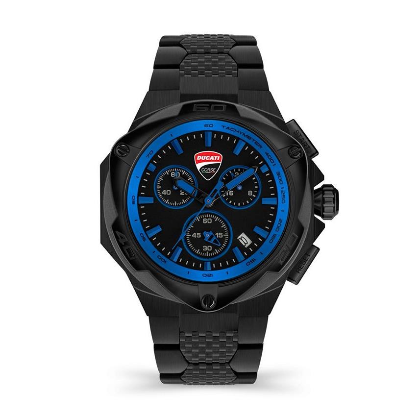 Ducati Corse Motore 49mm Chronograph Blue-black Mens Watch DTWGI2019007