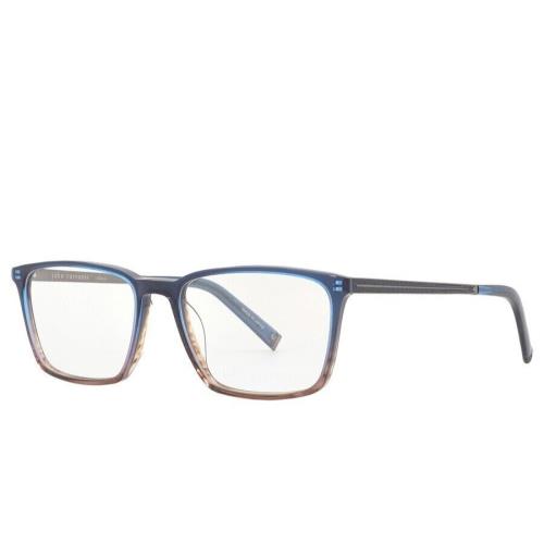 John Varvatos Eyeglasses V402 55mm Navy Gradient - Made in Japan