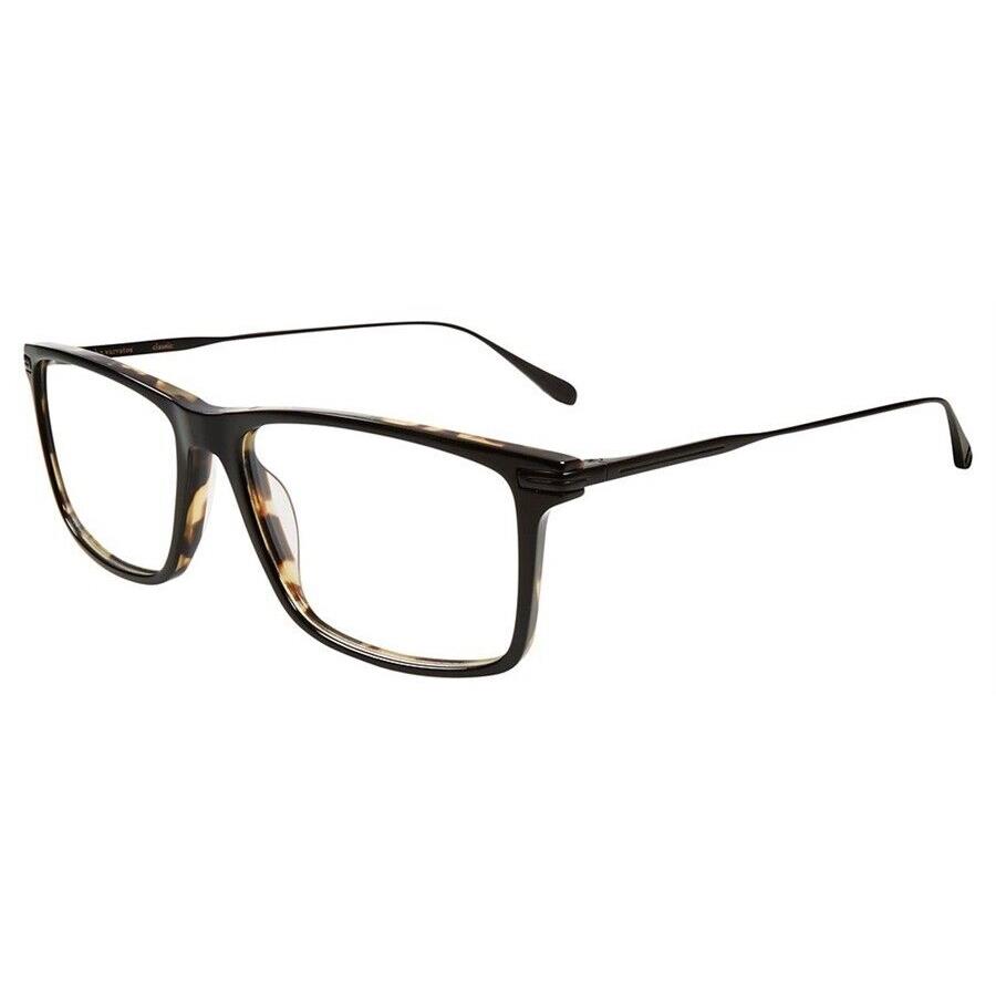 John Varvatos Eyeglasses V403 56mm Black Tortoise - Made in Japan