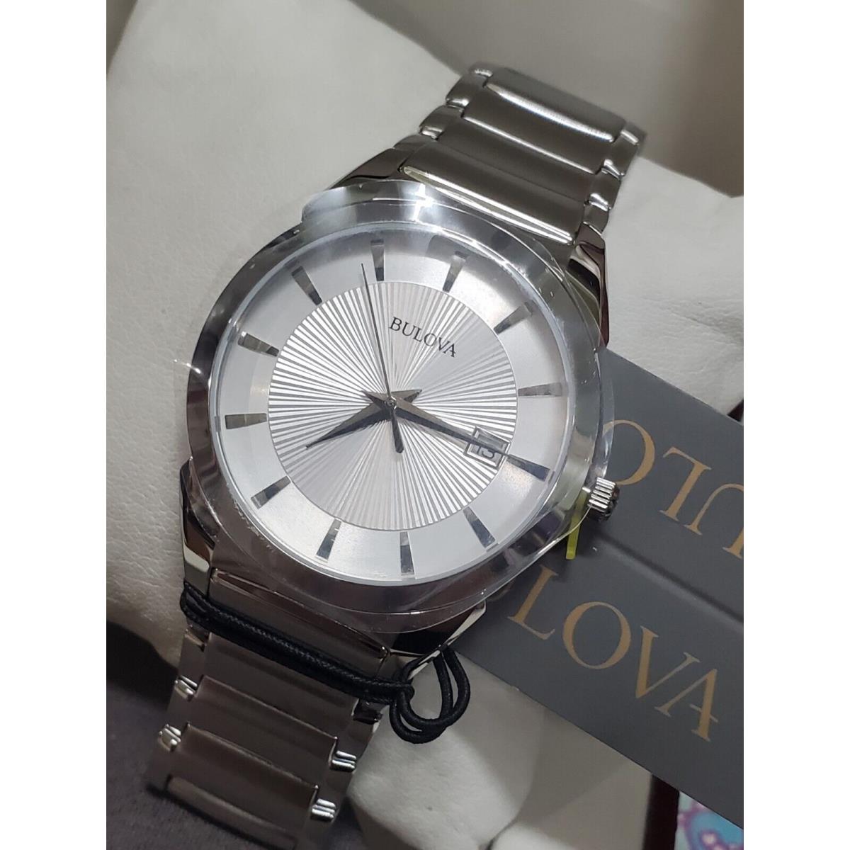 Bulova 96B015 Men`s Silver Watch