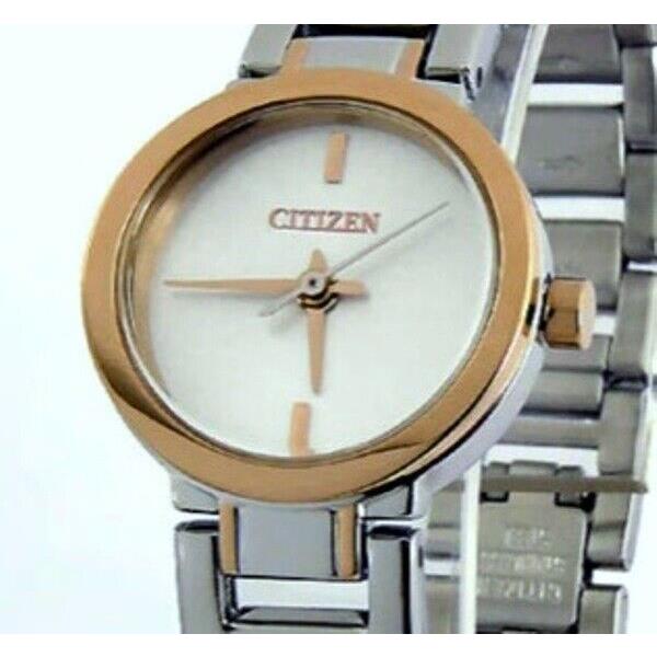 Citizen EX0334-55A Ladies Watch Japan Made Quartz 22mm Super