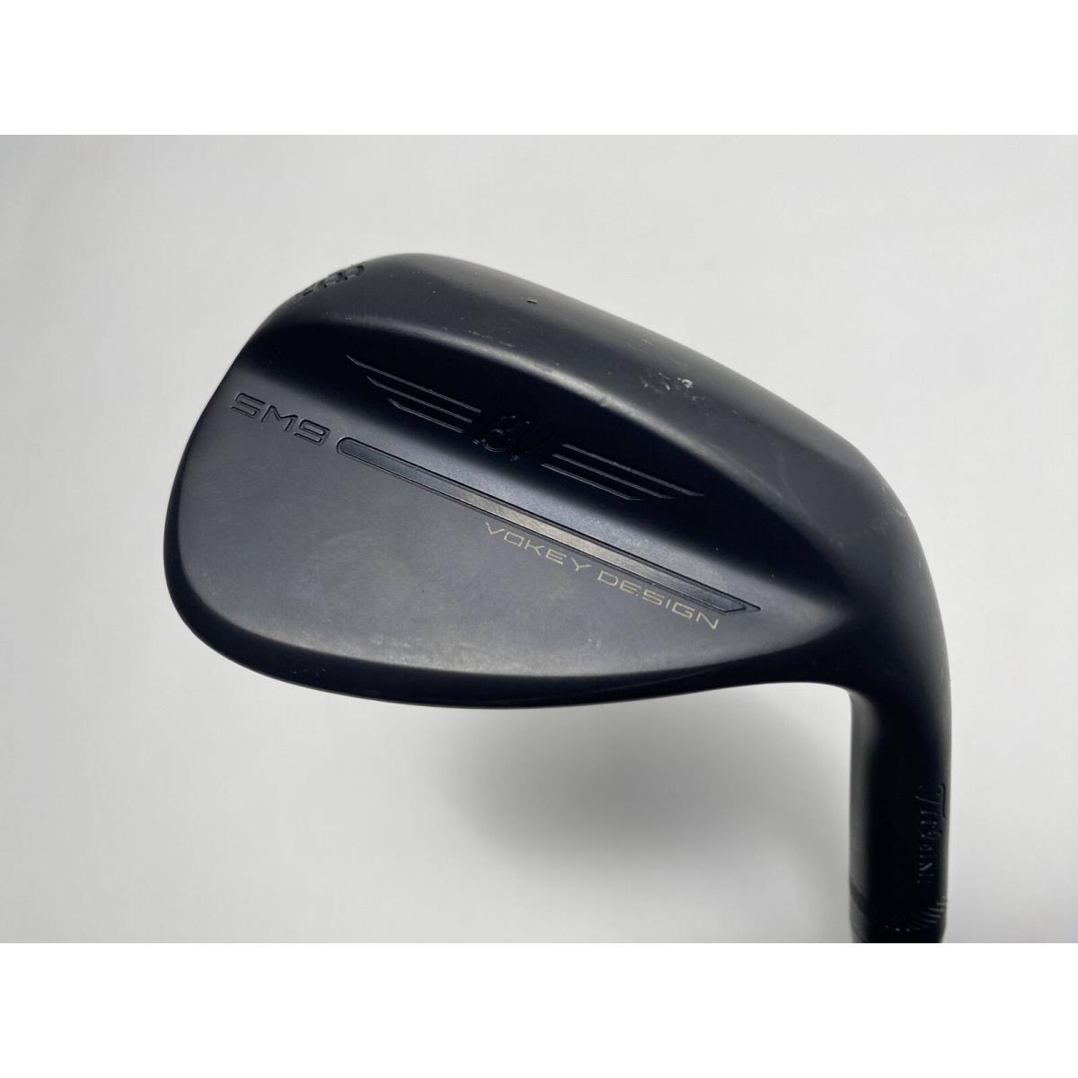 Titleist Vokey SM9 Jet Black Lob Wedge 58 8 M-grind Wedge Steel Mens RH