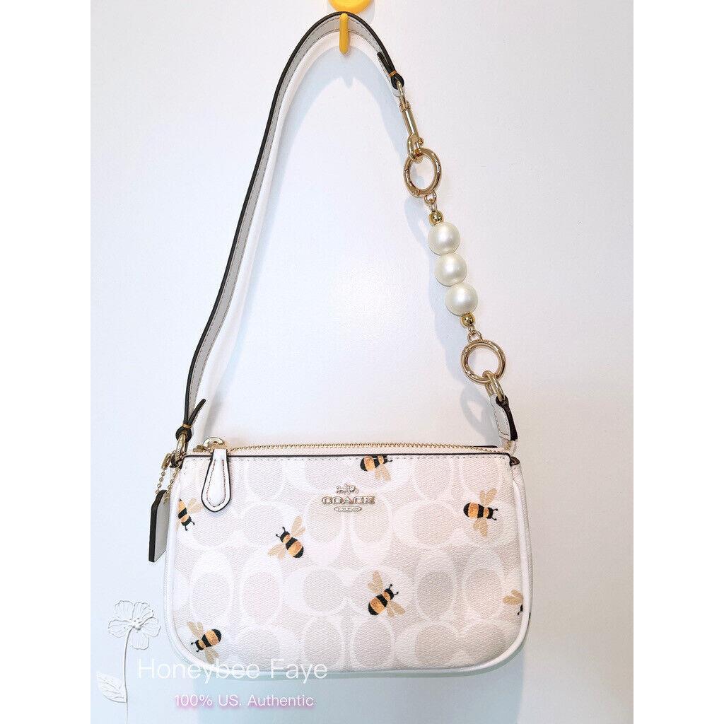 Coach C8673 Nolita 19 In Signature Canvas with Bee Print