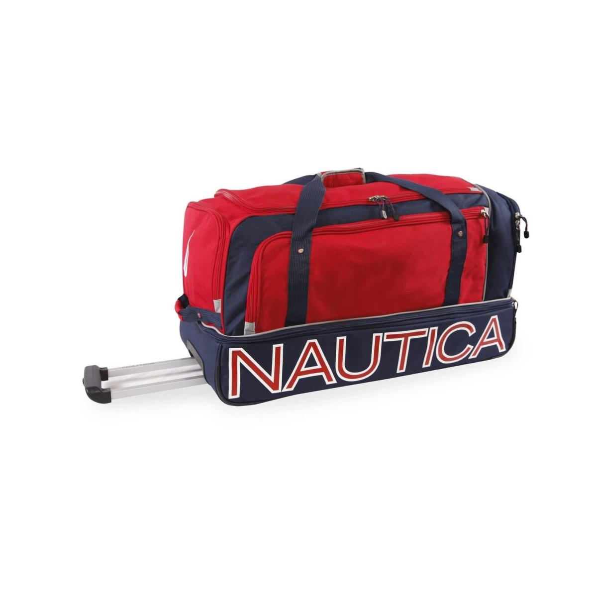 Nautica Submariner 30 Rolling Duffel Red/navy