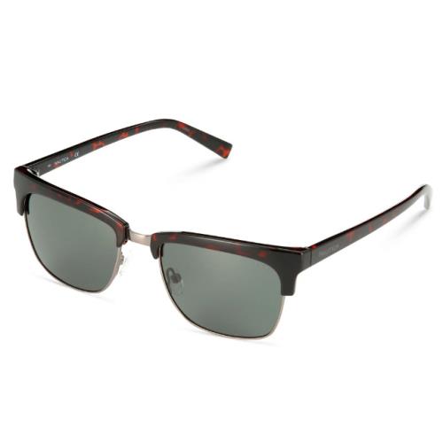 Nautica Men`s N9201S WM Clubmaster Dark Tortoise Rx`able Sunglasses 55-19-145 - Frame: Dark Tortoise Matte Gunmetal, Lens: Smoke