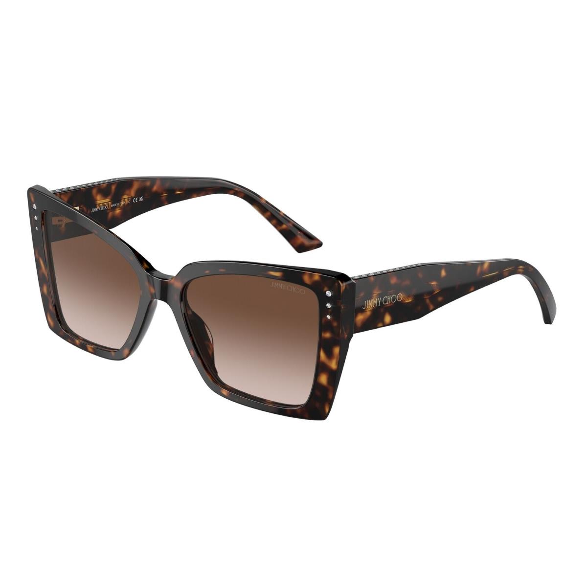 Jimmy Choo JC5001B 500213 Havana Gradient Brown 54 mm Women`s Sunglasses