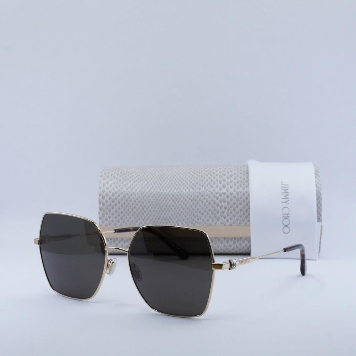 Jimmy Choo Reyes/s 0000 70 Rose Gold / Brown 59-17-145 Sunglasses