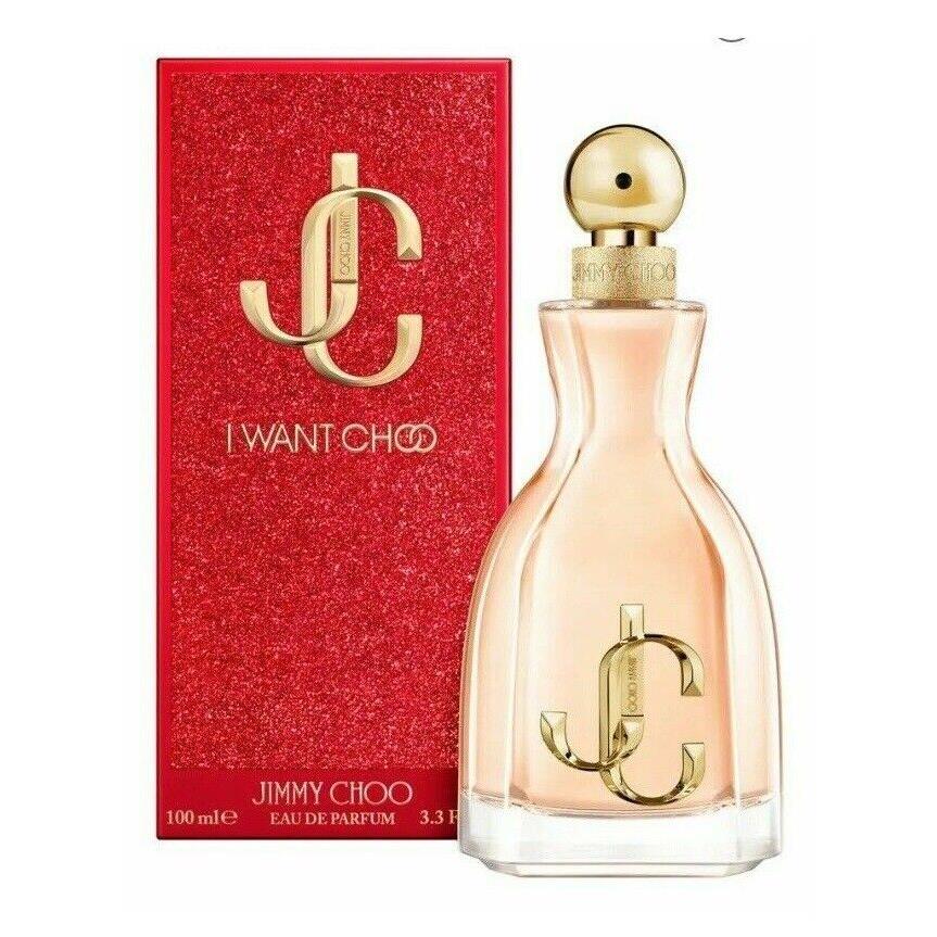 Jimmy Choo I Want Choo Women 3.3 3.4 oz 100 ml Eau De Parfum Spray Box