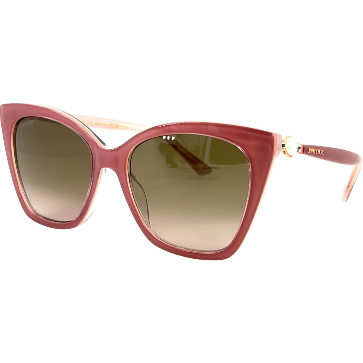 Jimmy Choo Rua GS Womens Plastic Sunglass 0Y9AHA Pearlized 56-18 w Case