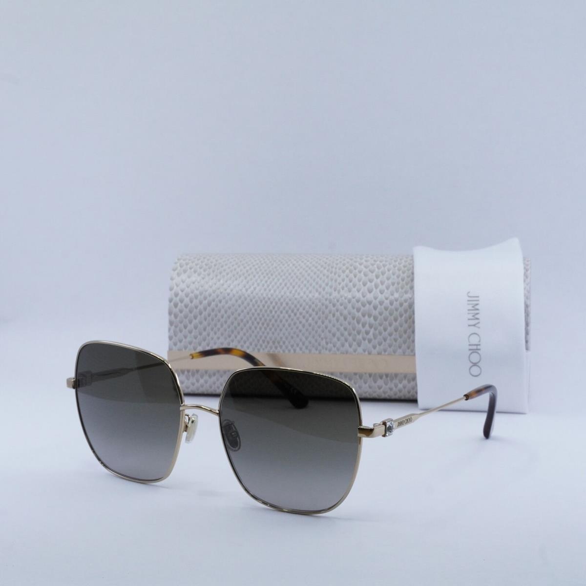 Jimmy Choo Kori/g/sk 006J HA Gold Havana/brown Gradient 60-18-145 Sunglasses