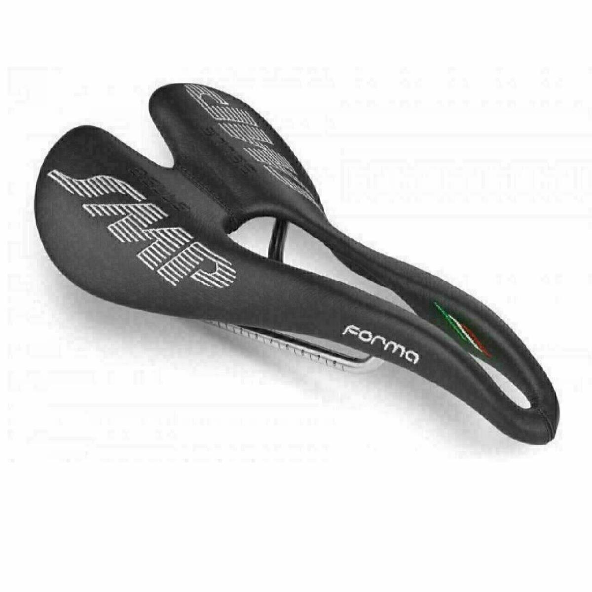 Bike Saddle Selle Smp Forma Bike Saddle Seat Black with Stainless Steel Rails