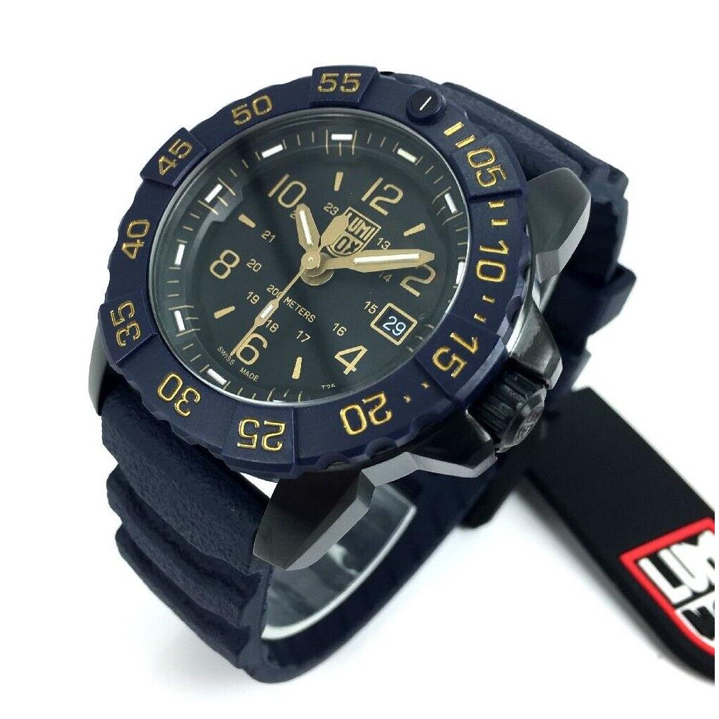 Men`s Luminox Navy Seal Foundation Back to Blue Military Watch XS.3255.CB.NSF