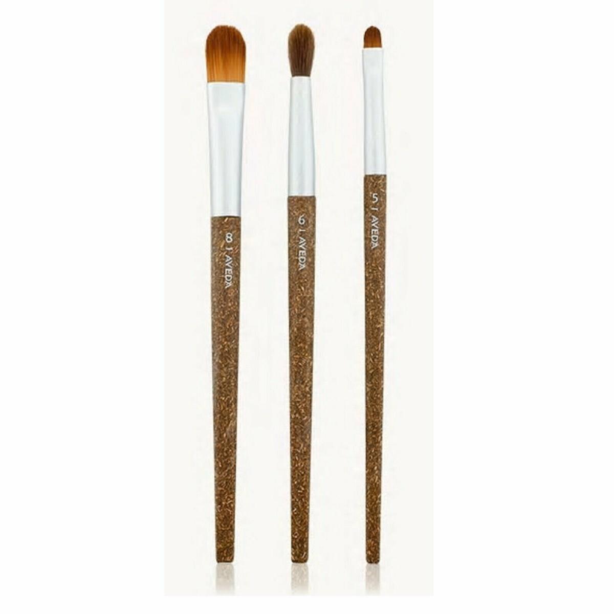 Aveda Set Special Effects Flax Sticks ~ #5 #6 #8 Makeup Brush Set Special Effects Flax Sticks 5 6 8 in Package