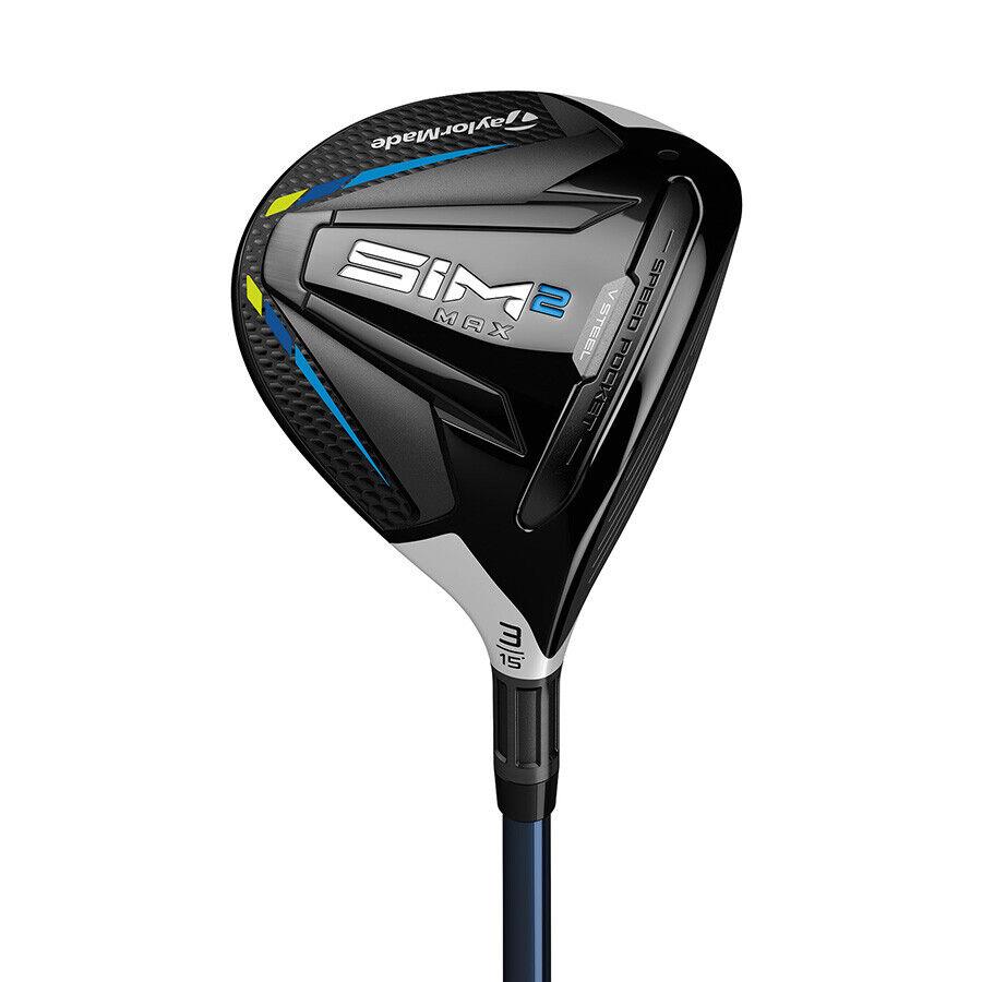 Left Handed Taylormade Sim 2 Max Steel 16.5 3HL Wood Regular Graphite