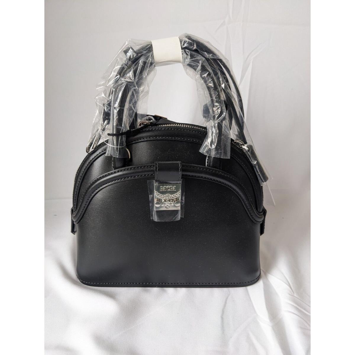 Mcm Women Tracy Tote In Spanish Leather Small Black