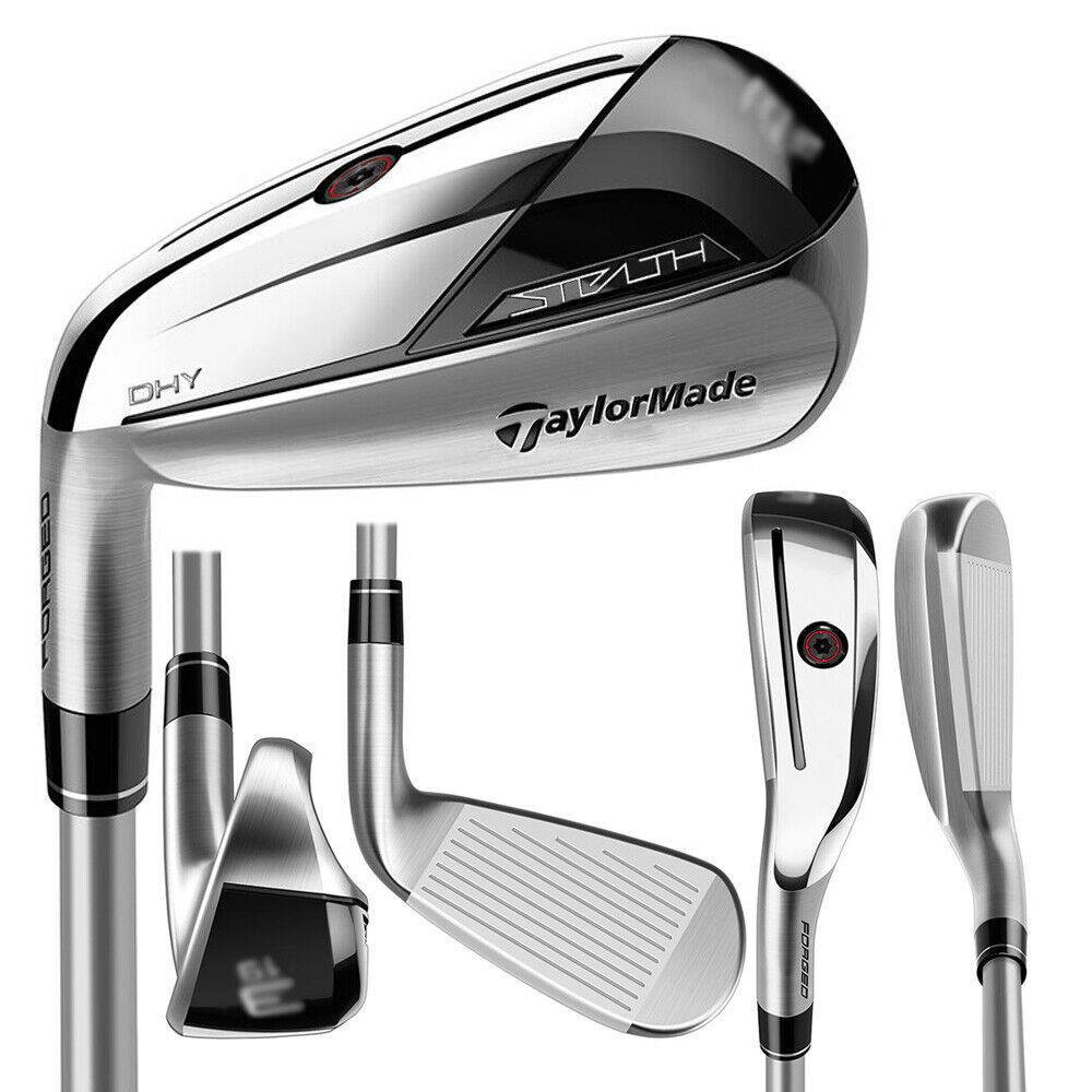 2022 Taylormade Stealth Dhy Utility Iron LH 4 22 Graph Stiff - Chrome