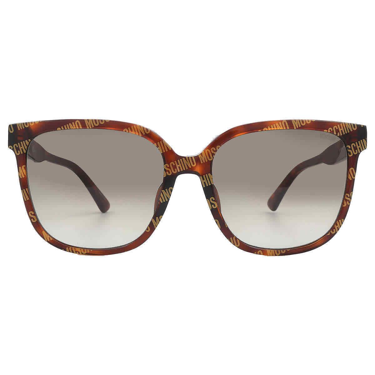 Moschino Brown Gradient Square Ladies Sunglasses MOS134/F/S 0H7P/HA 58