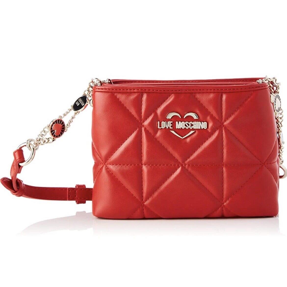 Love Moschino Borsa PU Rosso Red Shoulder Bag JC4210PP9BKB0500