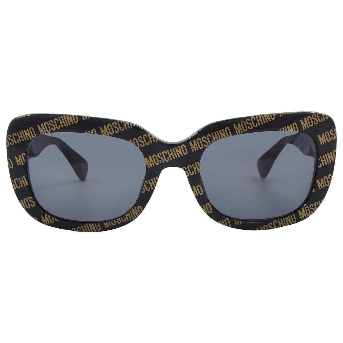 Moschino Grey Butterfly Ladies Sunglasses MOS132/S 07RM/IR 53 MOS132/S 07RM/IR