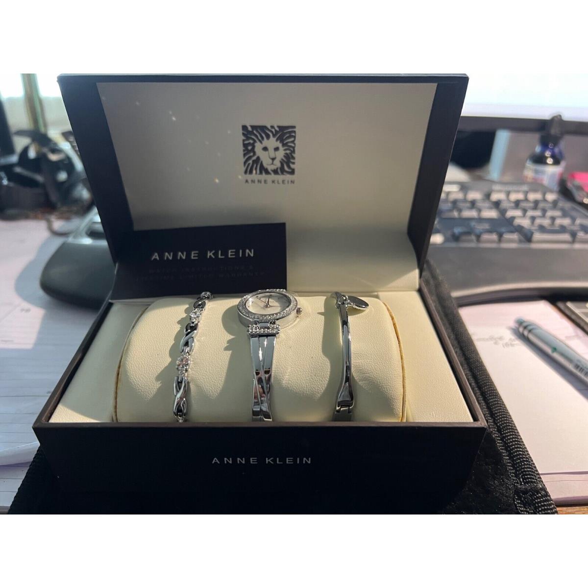 Anne Klein 17469 Watch Bracelet Set