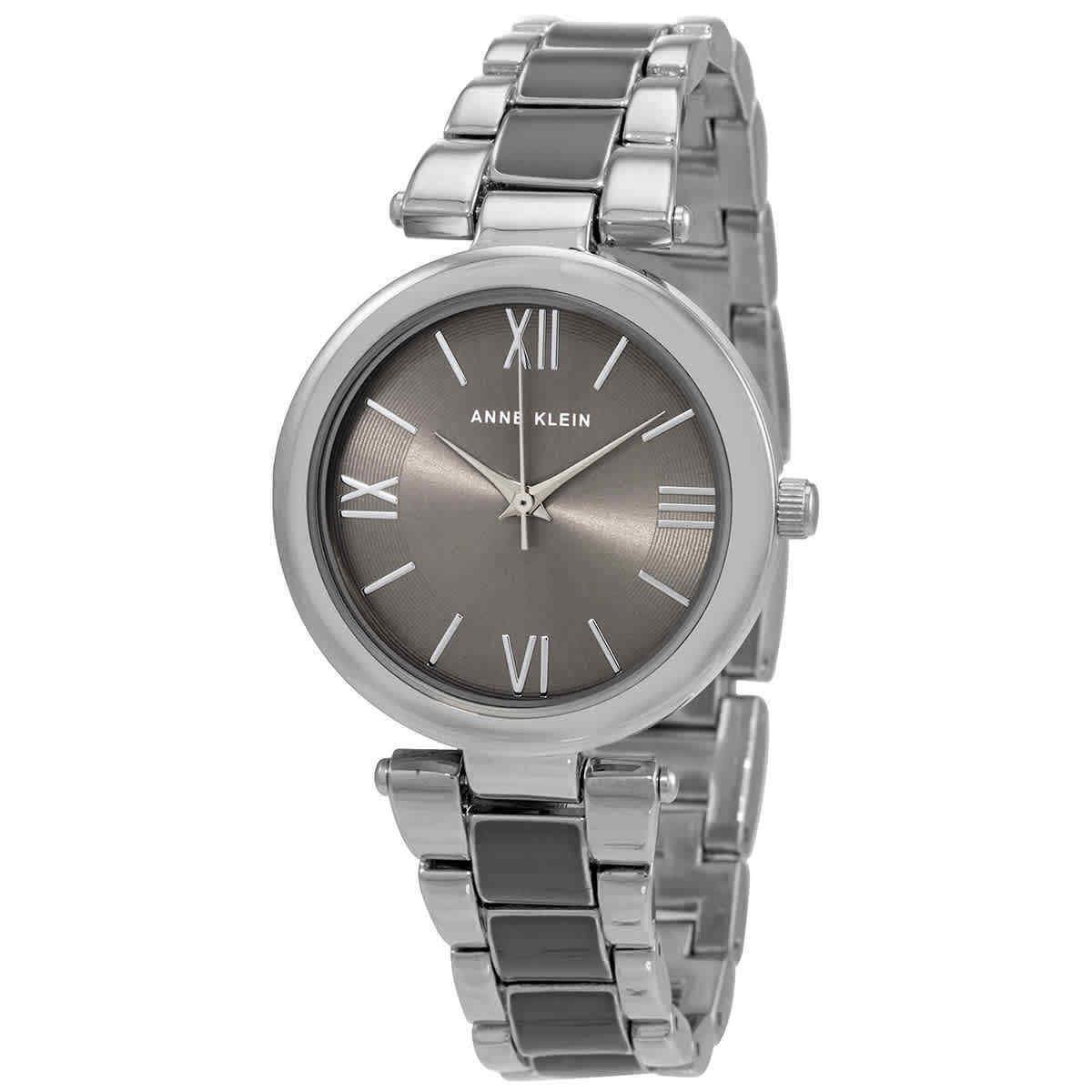 Anne Klein Quartz Grey Dial Ladies Watch AK/3041GYSV