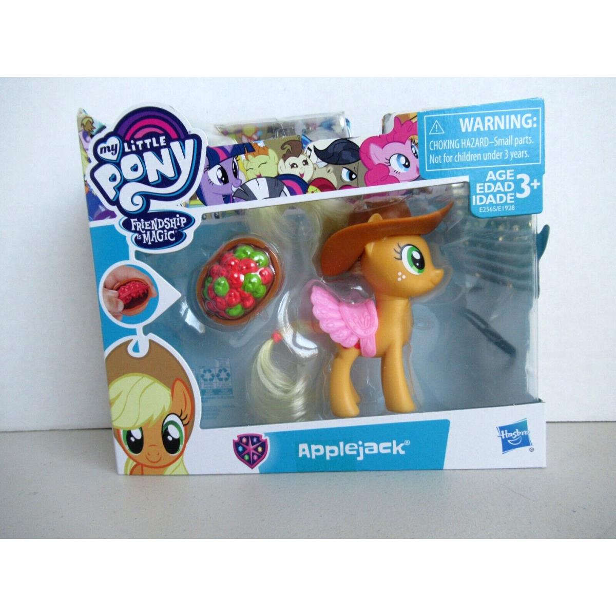 My Little Pony Friendship Magic Apple Jack Brushable with Saddle 2017 New/ Box