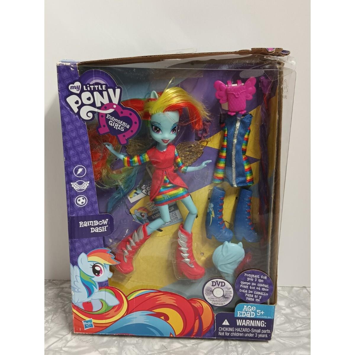 My Little Pony Equestria Girls Rainbow Dash Mlp 2012 Dmg Box