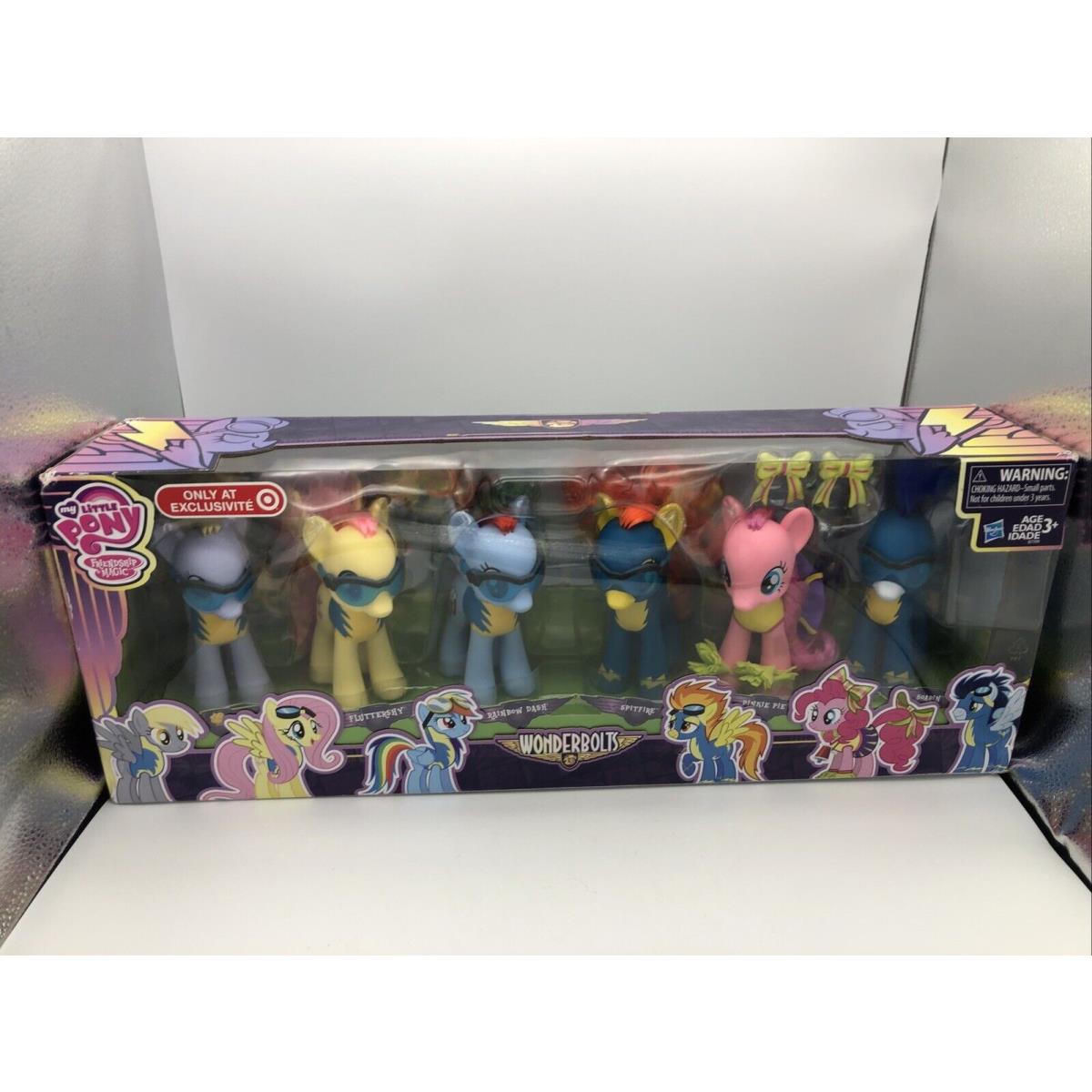 G4 Fim My Little Pony Wonderbolts 6 Pony Set Target Exclusive Hasbro