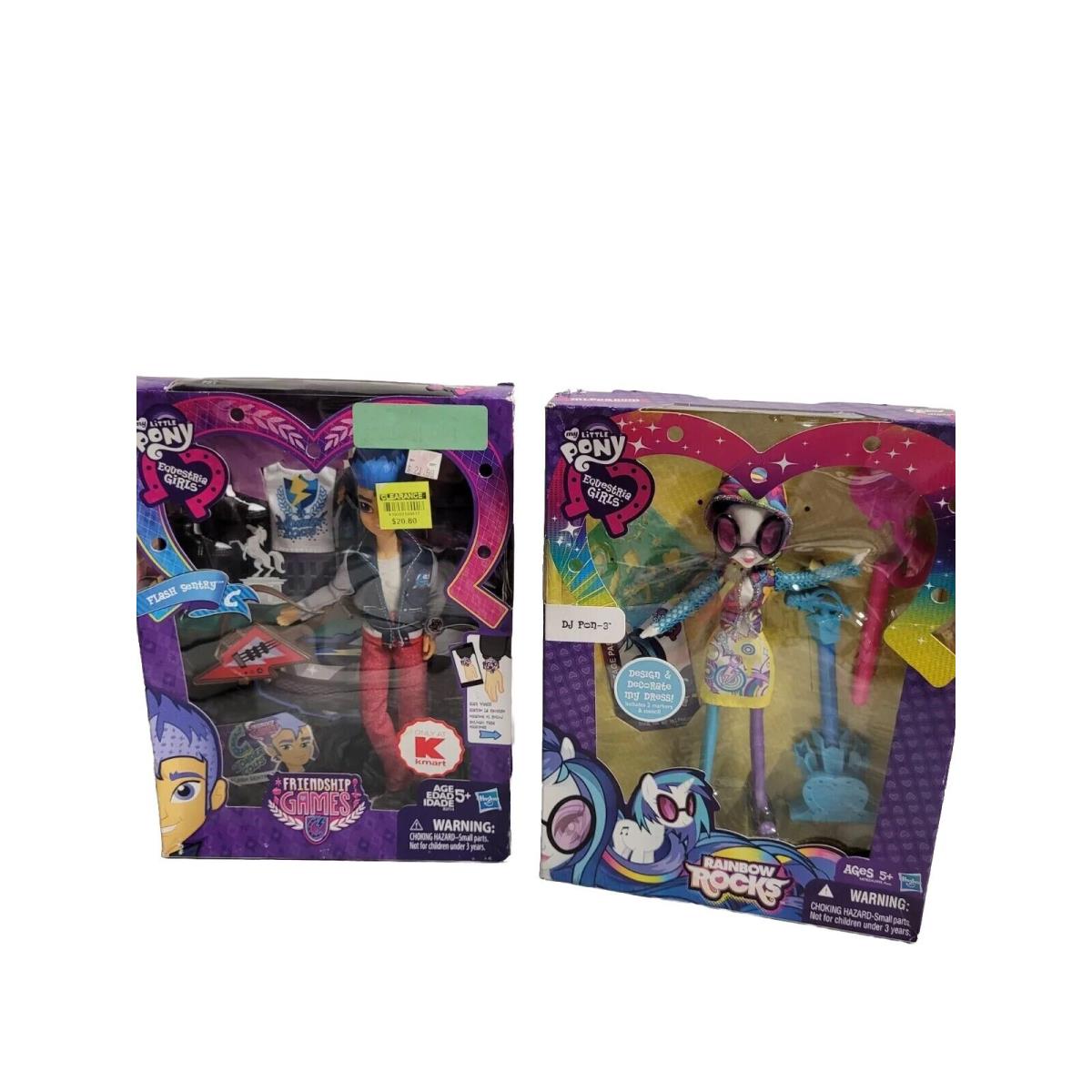 My Little Pony Equestria Girls Flash Sentry Dj Pon3 Dmg Corners